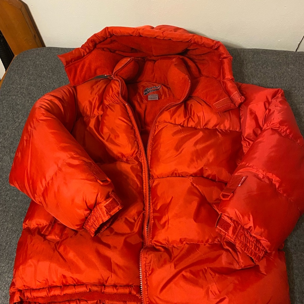 Men's Red Puffer Jacket